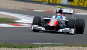 Vitantonio Liuzzi kører her, han er fra Italien